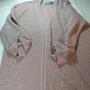 212 New York  NO size marked - sweater cardigan  blush/pale dusty rose